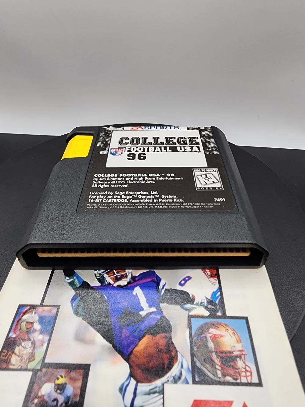 College Football USA 96 Complete Authentic Sega Genesis Game Complete CIB